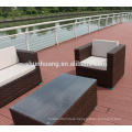 Comfortable outdoor patio furniture PE rattan sofa garden set